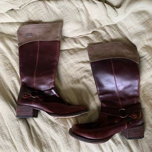 Size 8.5 Durango mid calf leather leather boots
